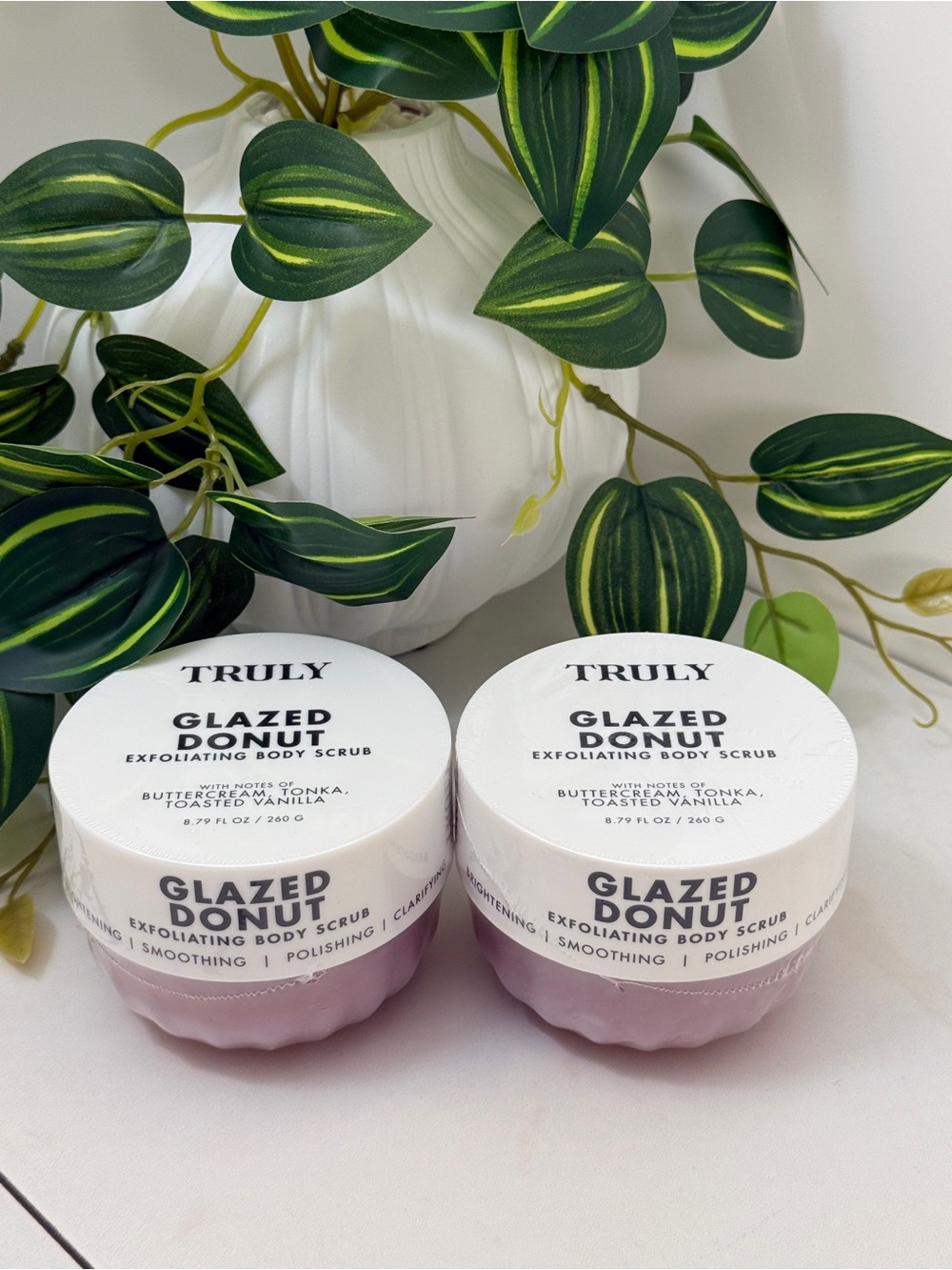 2x TRULY Glazed Donut Exfoliating Body Scrub - New & Sealed